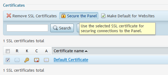 Plesk - Verplaatsen SSL certificaat